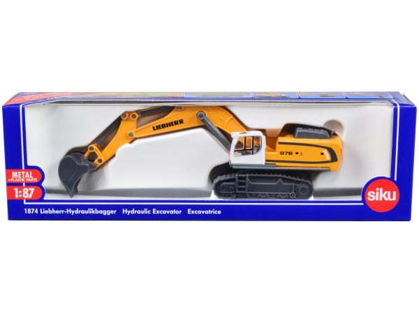 Liebherr 976 Hydraulic Excavator Yellow 1/87 (HO) Diecast Model by Siku - Image 5
