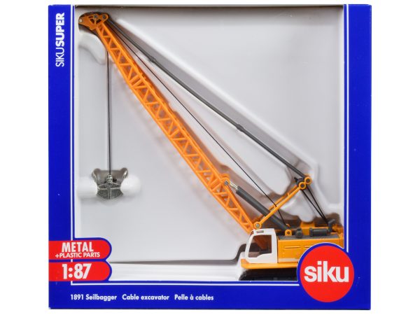 Liebherr Cable Excavator Yellow 1/87 (HO) Diecast Model by Siku - Image 4