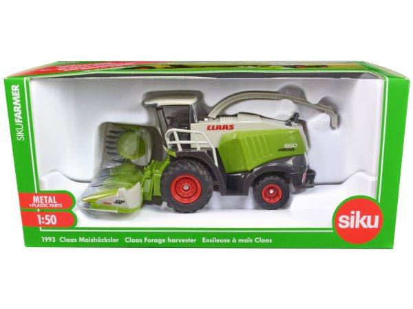 Claas 950 Jaguar Forage Harvester Green and Gray 1/50 Diecast Model by Siku - Image 3