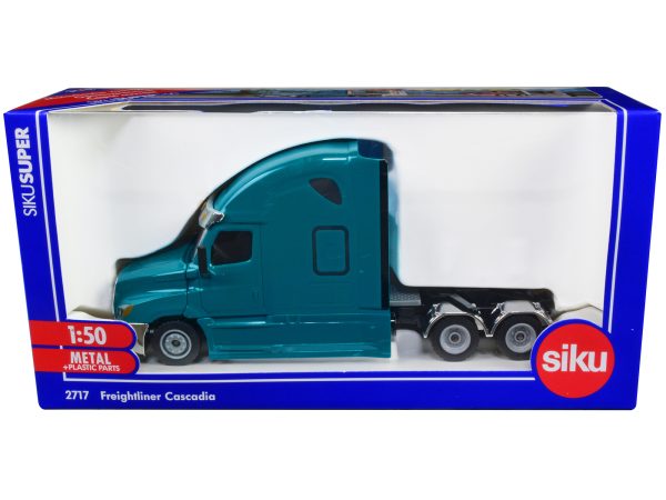 Freightliner Cascadia Tractor Truck Teal 1/50 Diecast Model by Siku - Image 4